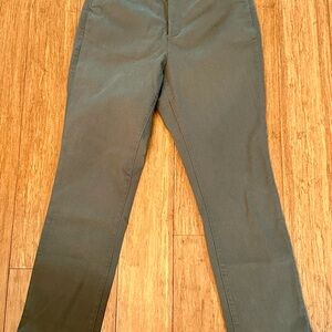 CJ Banks Green Straight Leg Pants